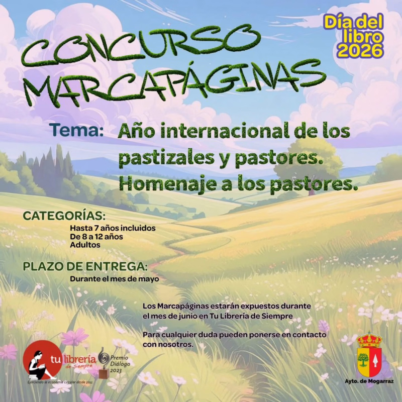 Exposición de Marcapáginas del Concurso en Mogarraz