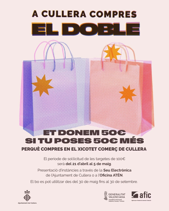 Campaña "A Cullera compres el doble" en Cullera