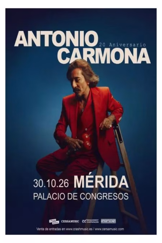 ANTONIO CARMONA. 20 ANIVERSARIO en Mérida