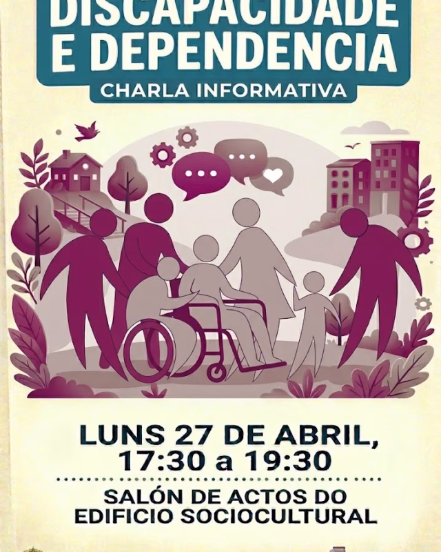 Charla informativa sobre Discapacidade e Dependencia en Pantón