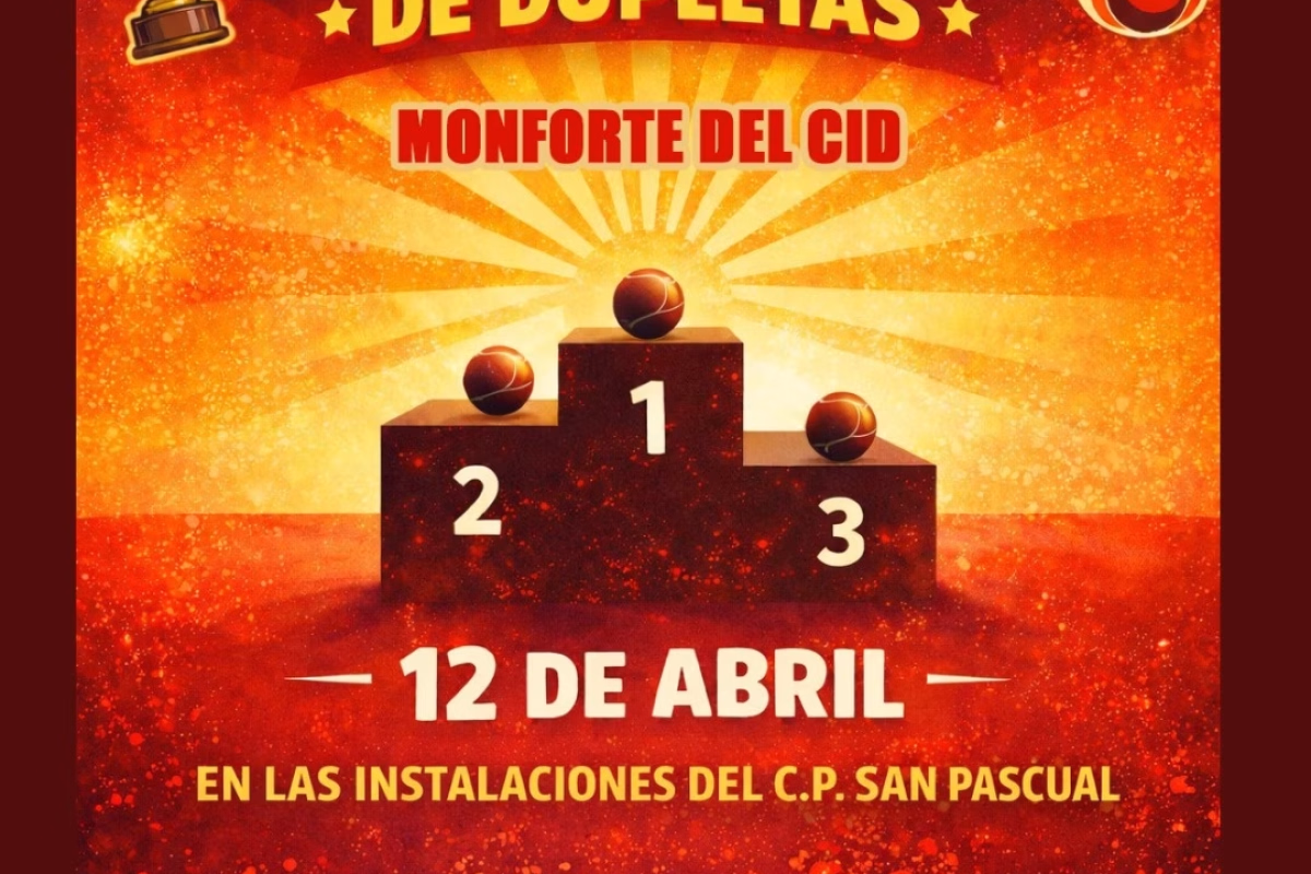 Campeonato Autonómico de Dupletas en Monforte del Cid