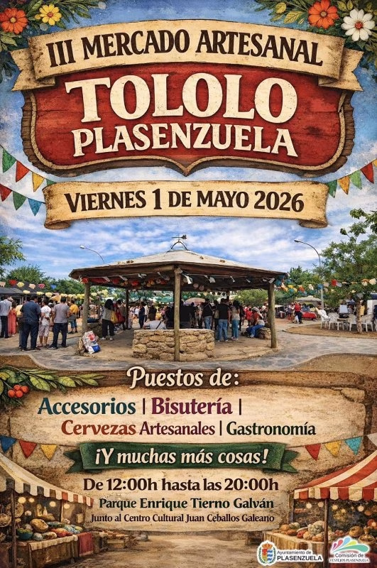 III Mercado Artesanal Tololo Plasenzuela en Zarza de Montánchez