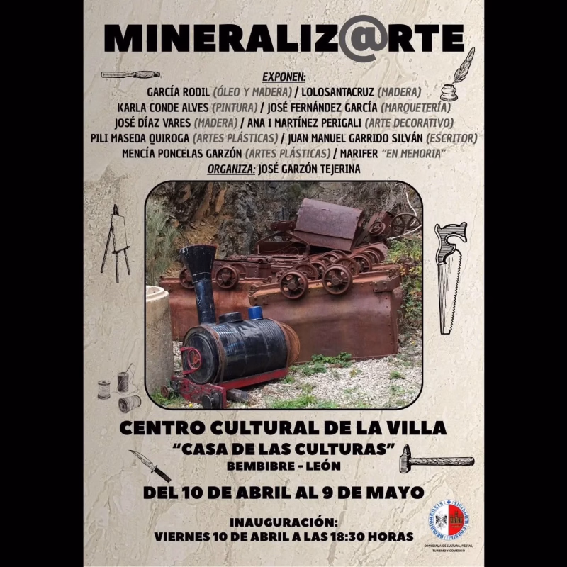 Exposición MINERALIZ@RTE en Bembibre