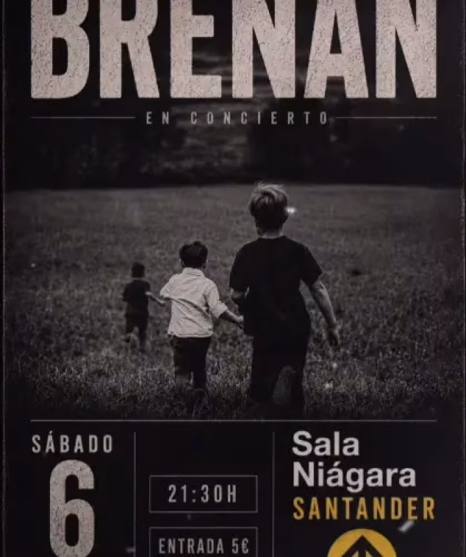 Brenan en concierto en Santander: Rock alternativo en Sala Niágara en Santander
