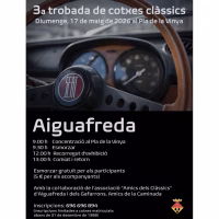 3a Trobada de cotxes clàssics d’Aiguafreda