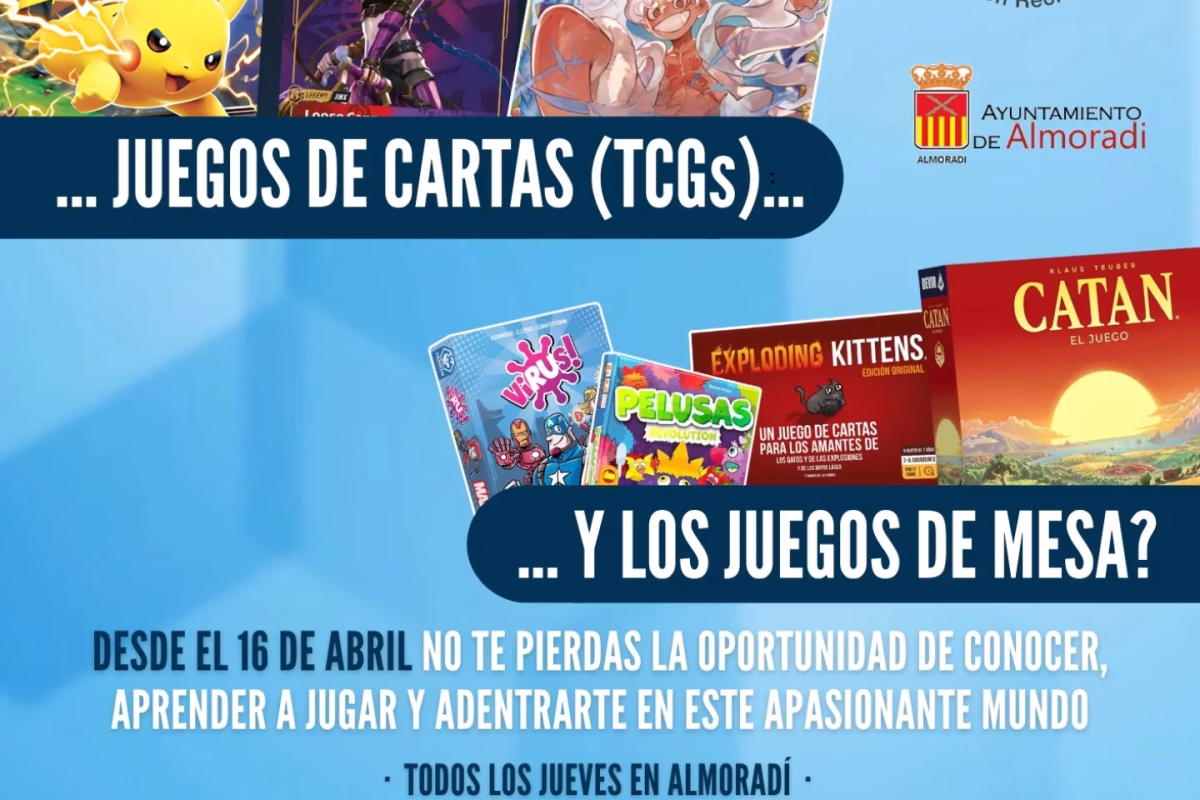 Taller de Juegos de Cartas y Juegos de Mesa en Almoradí