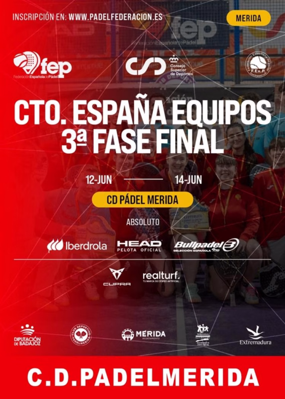 Campeonato de España Equipos 3ª Fase Final en Mérida