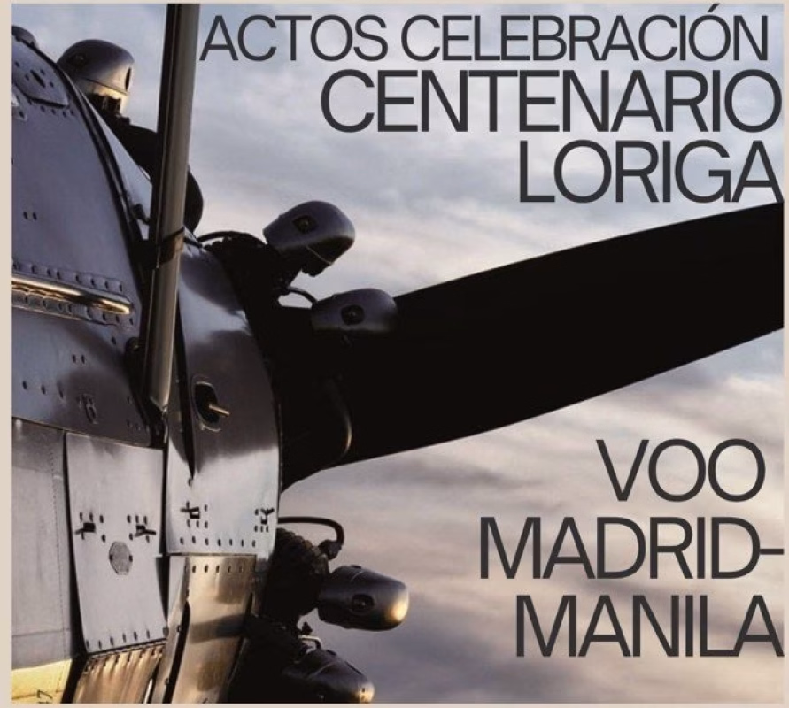 Centenario voo Madrid-Manila de Joaquín Loriga en Deza