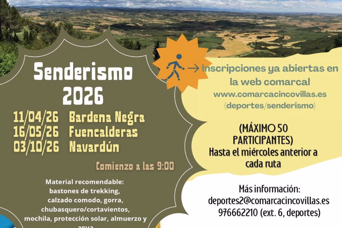 Senderismo 2026 en Marracos