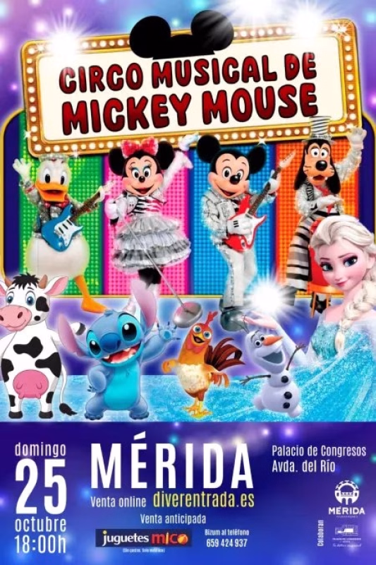 CIRCO MUSICAL DE MICKEY MOUSE en Mérida