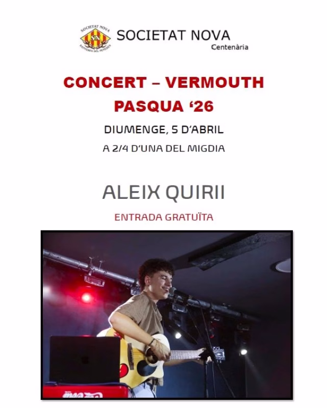 Concert-Vermut de Pasqua 2026 en Banyeres del Penedès
