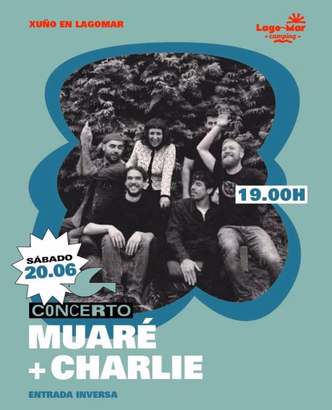Concerto de Muaré e Charlie no Camping Lago-Mar en Fisterra