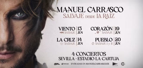 Concierto Manuel Carrasco "Salvaje desde la raíz"