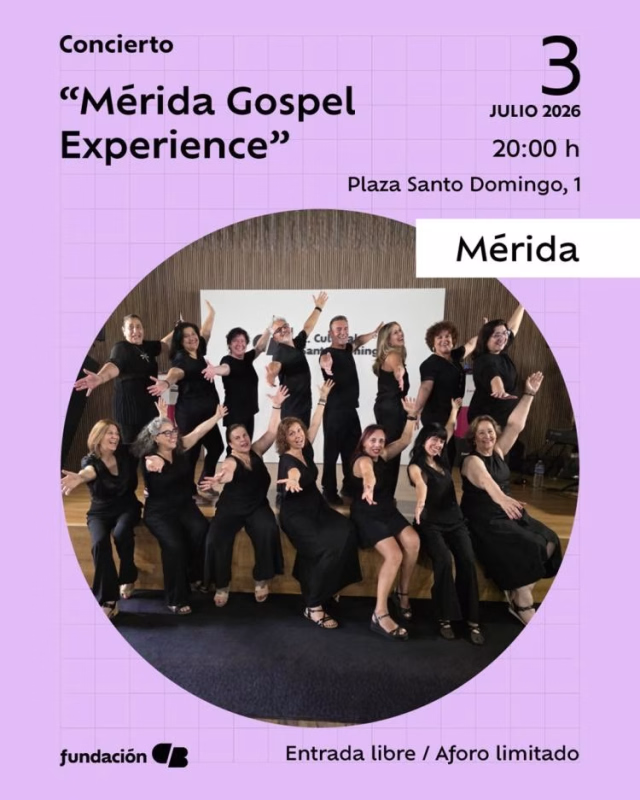 Concierto “Mérida Gospel Experience” en Mérida