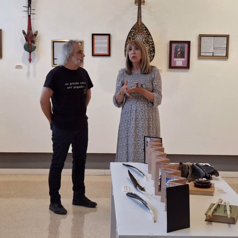 Exposición 'Un paseo por el sendero de la música y la palabra' en Sabiñánigo