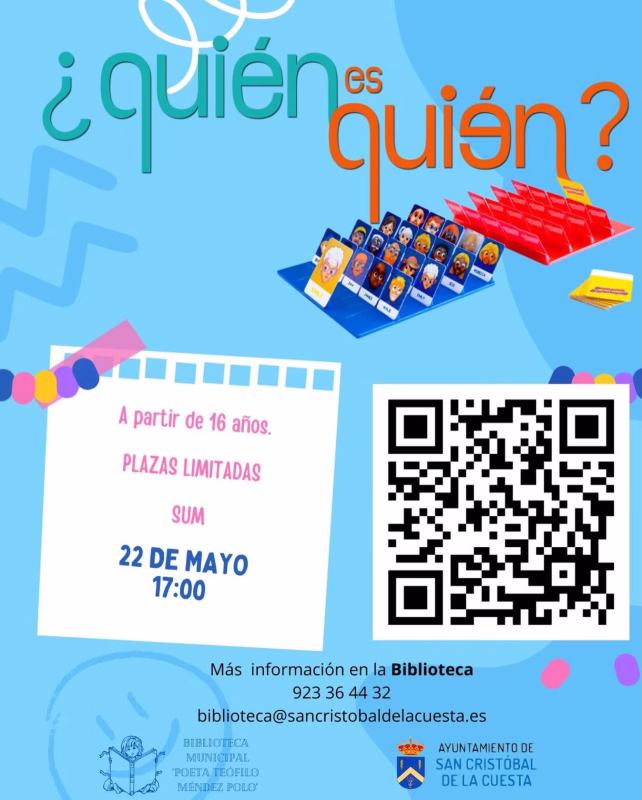 Juego ¿Quién es quién? en San Cristóbal de la Cuesta