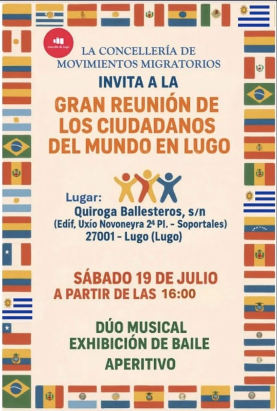 Gran Reunión de los Ciudadanos del Mundo en Lugo en Lugo