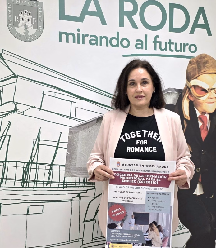 Certificado de Profesionalidad en Docencia de la Formación Profesional para el Empleo en La Roda