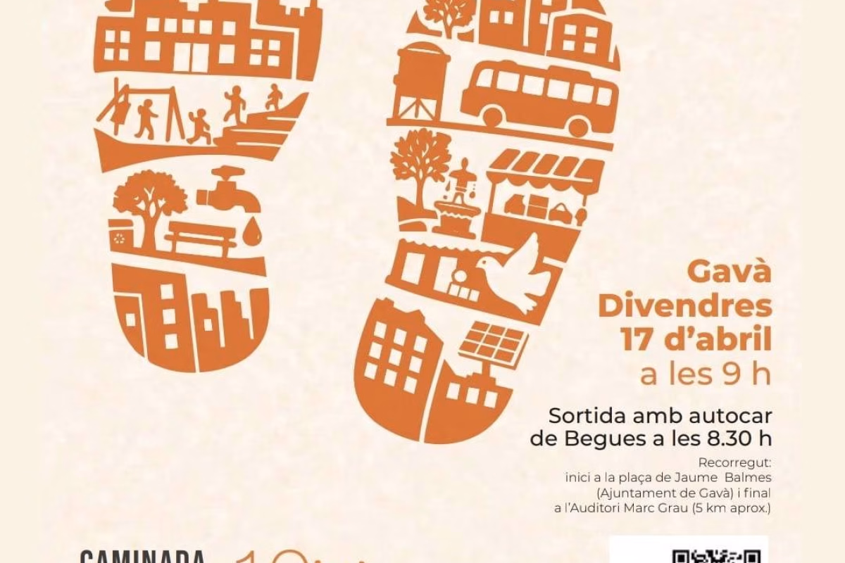 Caminada 'Construïm drets pas a pas' en Begues
