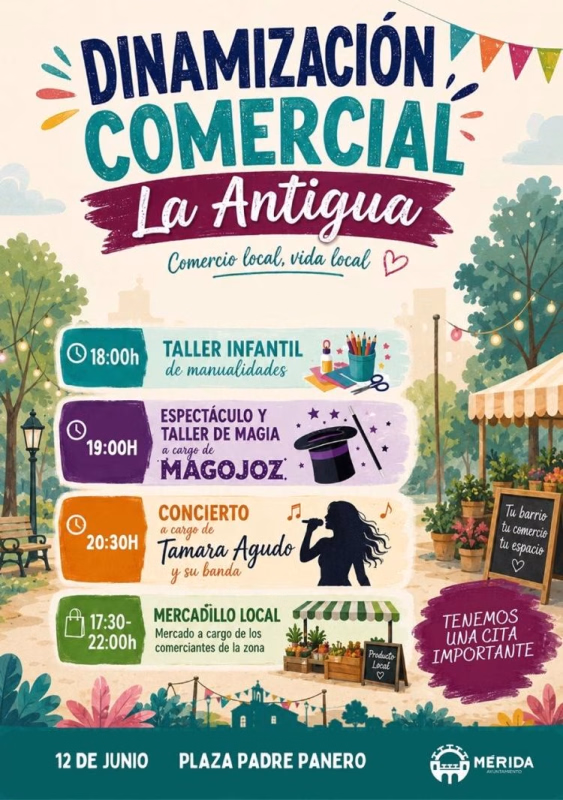 Dinamización Comercial La Antigua en Mérida