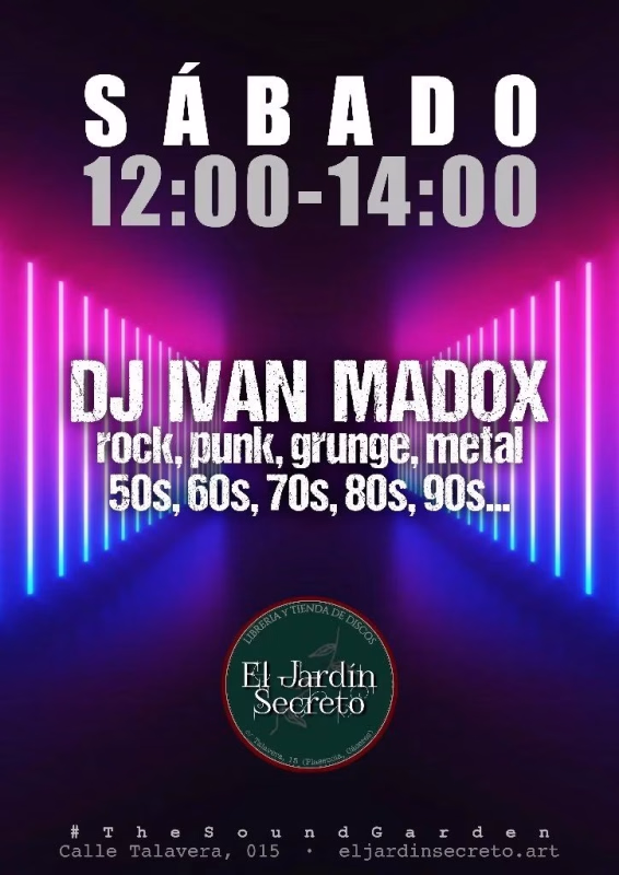 DJ en directo :: Rock 60s, 70s, 80s, 90s :: 20 junio 2026 en Plasencia