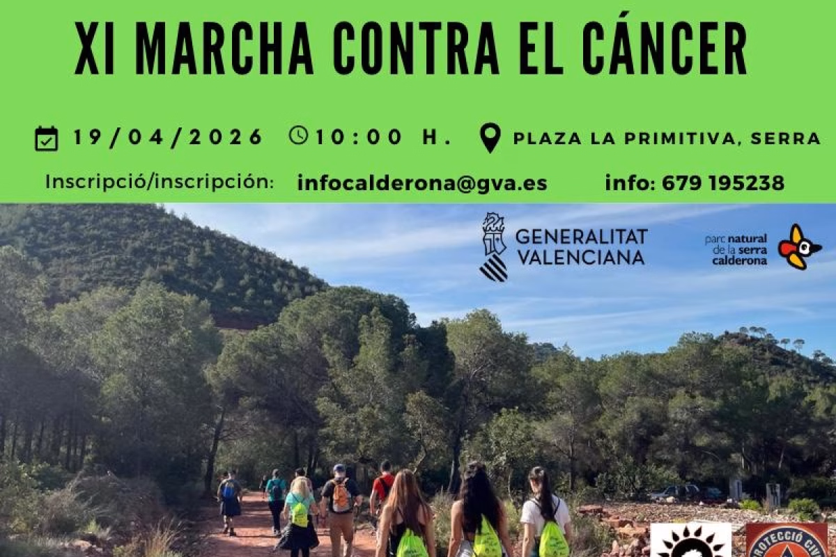 XI MARCHA CONTRA EL CÀNCER en Serra