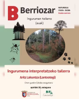Taller de interpretación ambiental en Ezkaba