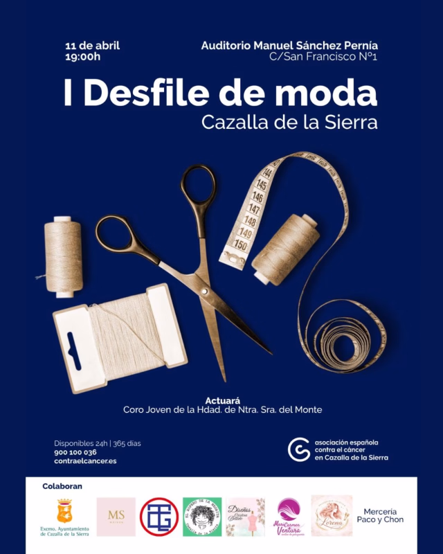 I Desfile de moda en Cazalla de la Sierra