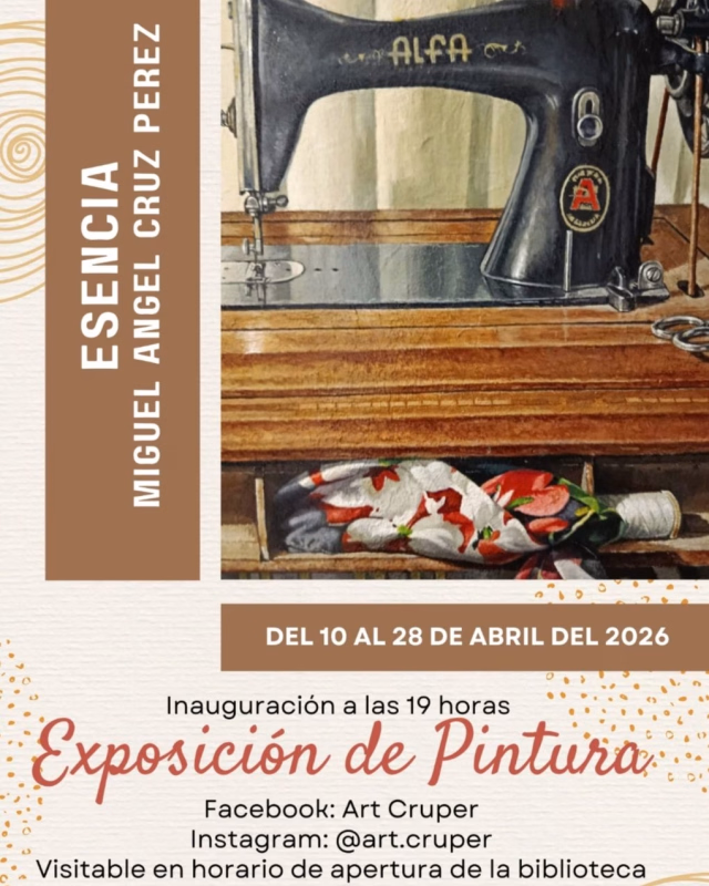 Exposición de pintura Esencia de Miguel Ángel Cruz Pérez en Illescas