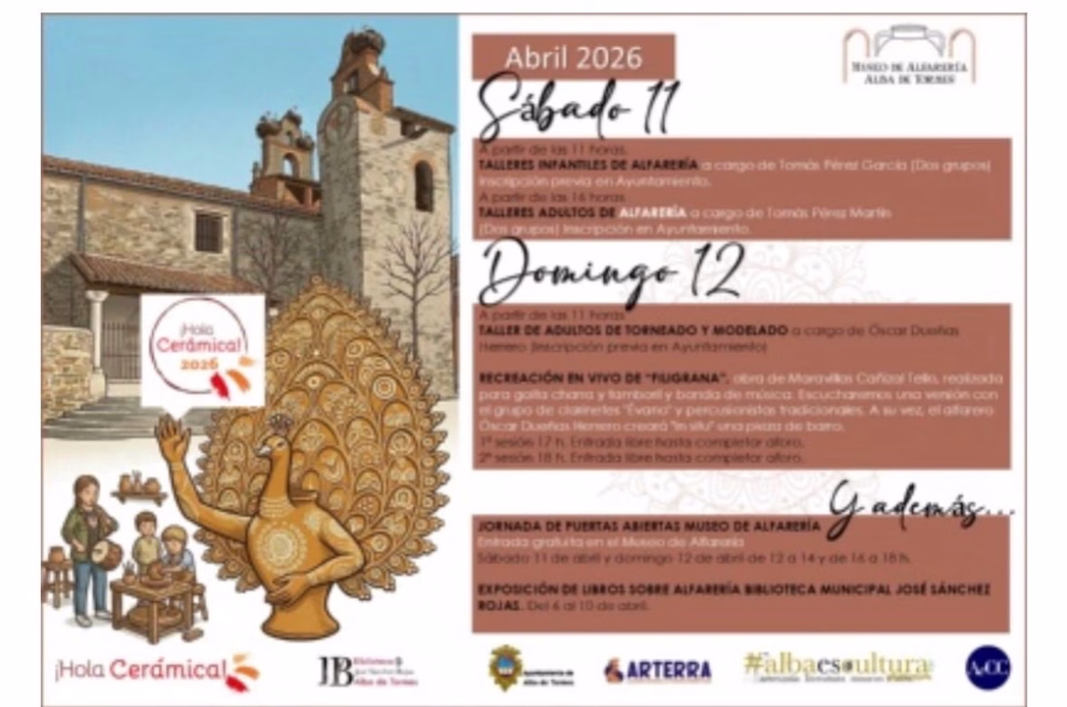 Hola Cerámica! 2026 en Alba de Tormes