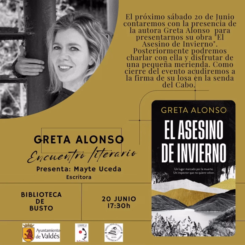 Encuentro Literario con Greta Alonso en Valdés