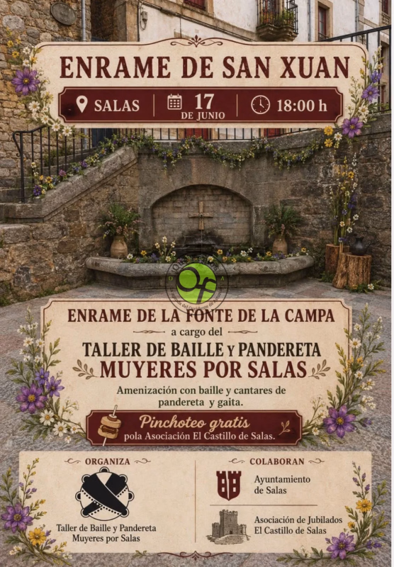 Enrame de San Xuan en la Fonte de la Campa en Salas