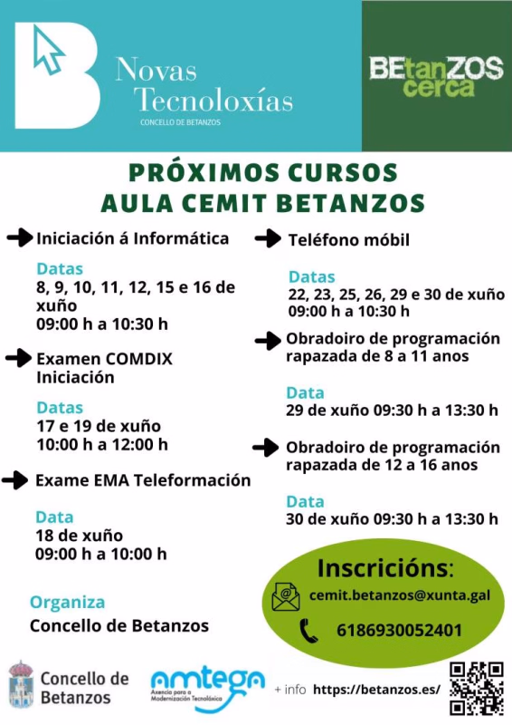 “Exame de teleformación EMA” en Betanzos