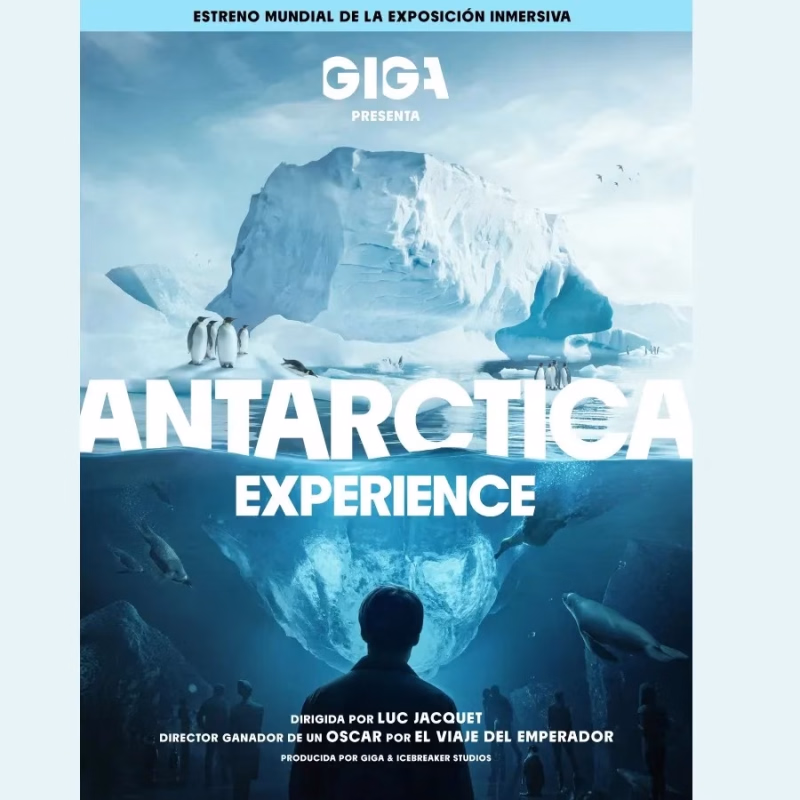 Exposició immersiva "Experiència Antàrtica" en Barcelona
