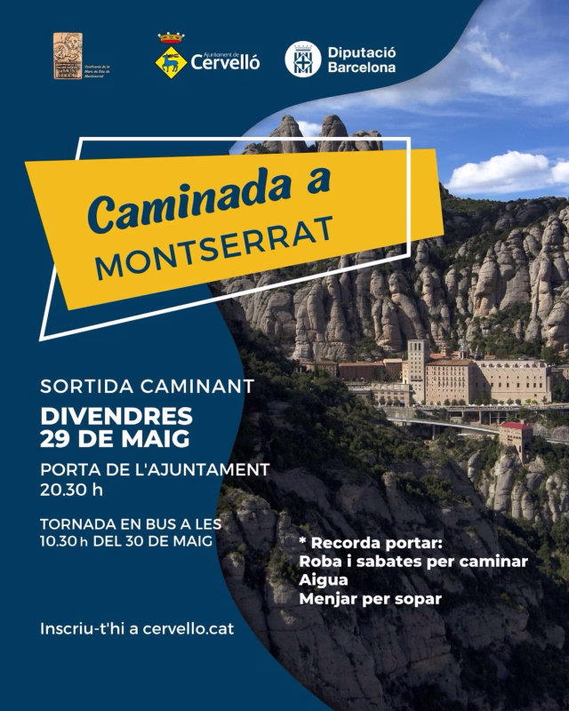Caminada Cervelló–Montserrat en Cervelló