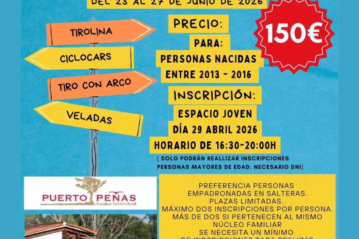 Campamento Andévalo 2026 en Salteras