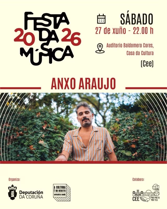 Festa da Música 2026 - Anxo Araujo en Fisterra
