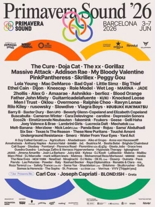 Festival de Música "Primavera Sound 2026" en Barcelona