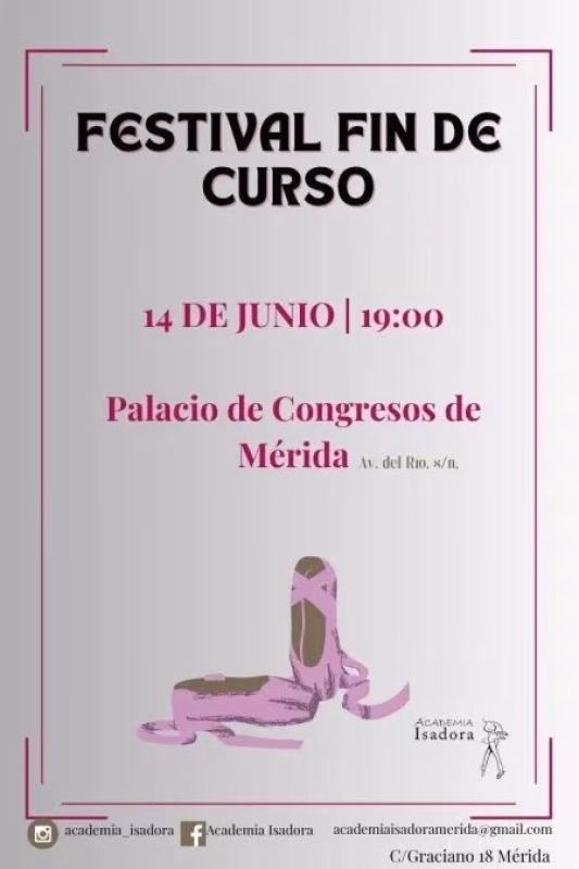 FESTIVAL FIN DE CURSO ACADEMIA ISADORA en Mérida