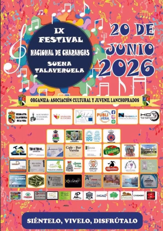 Festival Nacional de Charangas en Talaveruela de la Vera en Talaveruela de la Vera