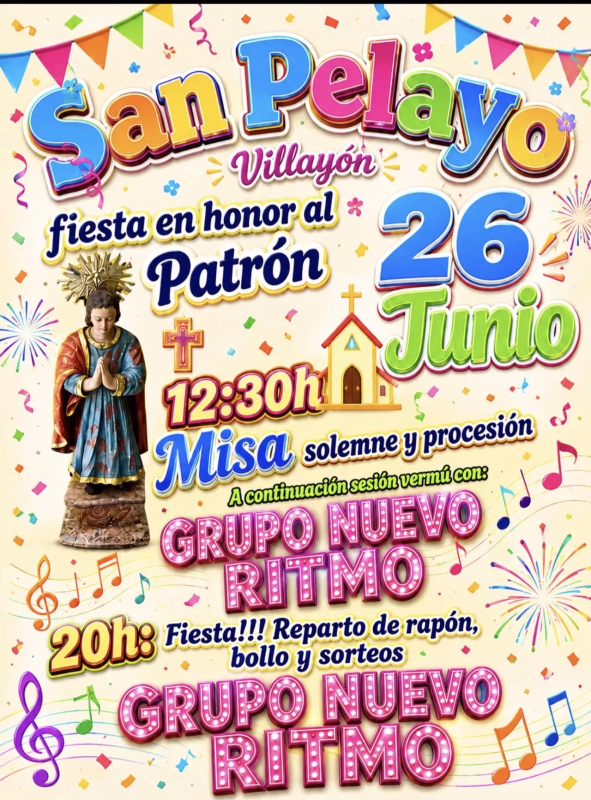 Misa solemne y procesión en Villayón