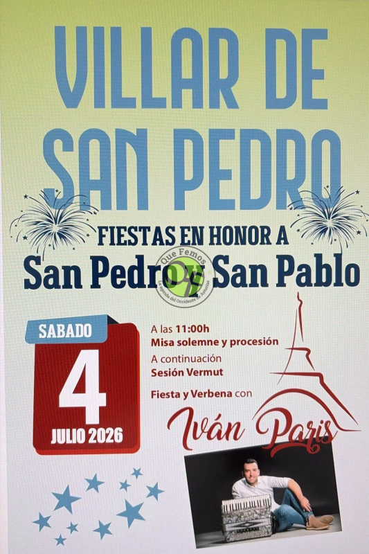 Fiestas de San Pedro 2026 en Villar de San Pedro en Boal