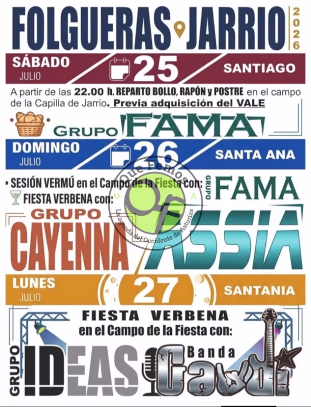 Sesión vermú con Grupo Fama en Coaña