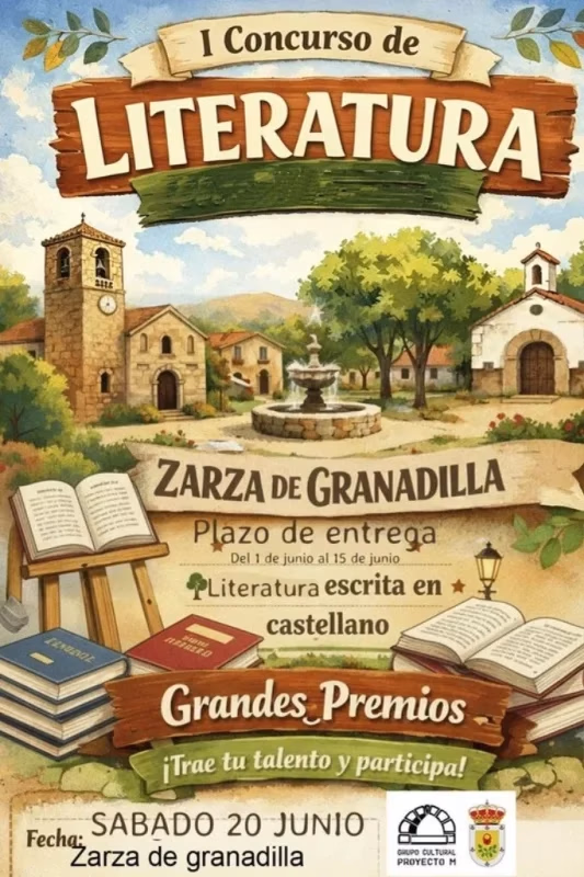 I Concurso de Literatura en Zarza de Granadilla en Mohedas de Granadilla