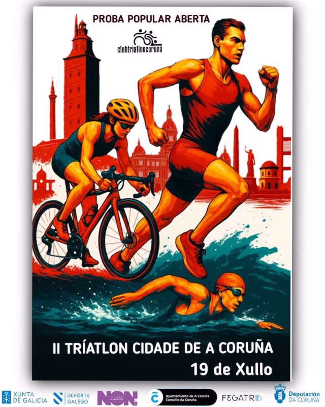 II Triatlón Cidade da Coruña en A Coruña