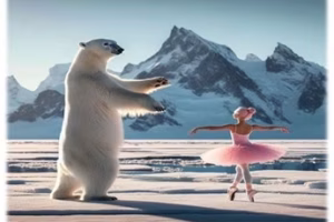 Una bailarina en el Ártico