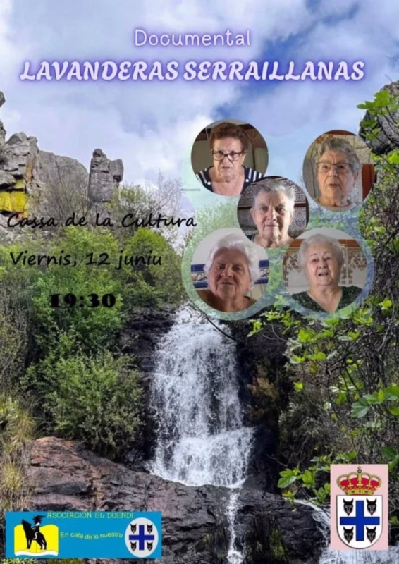 Proyección del documental Lavanderas Serraillanas en Serradilla en Serradilla
