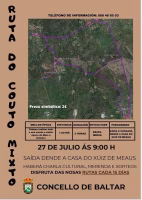 Ruta do Couto Mixto  en Baltar