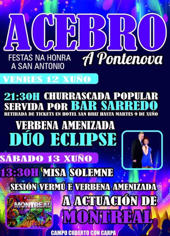 San Antonio de Acebro (2026) en A Pontenova en A Pontenova