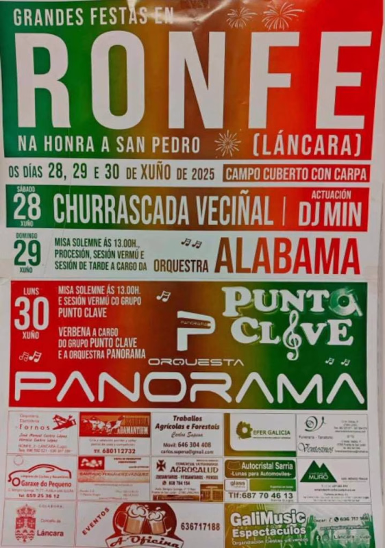San Pedro de Ronfe en Láncara en Láncara